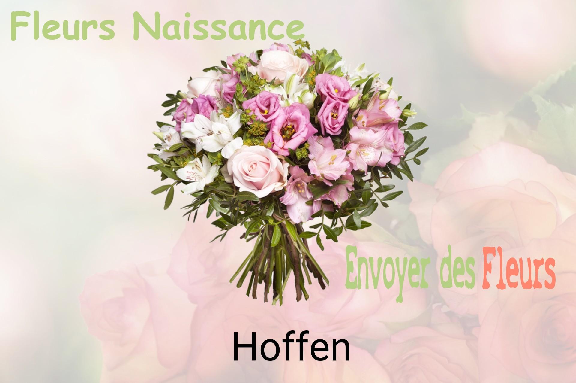 Bouquet de fleurs de naissance livré à Hoffen